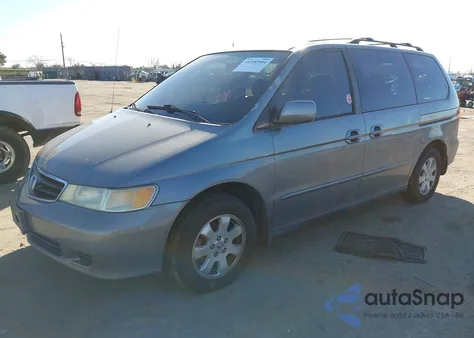 2002 Honda Odyssey Ex-L z USA, uszkodzony, nr VIN 5FNRL18952B017419